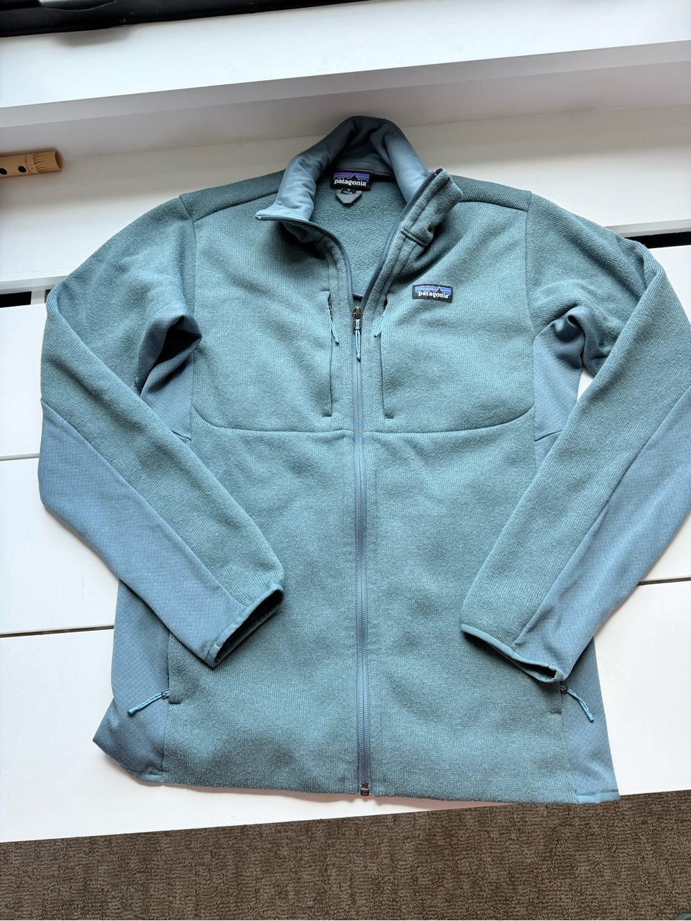 Patagonia Men's Teal Full-Zip Fleece Jacket